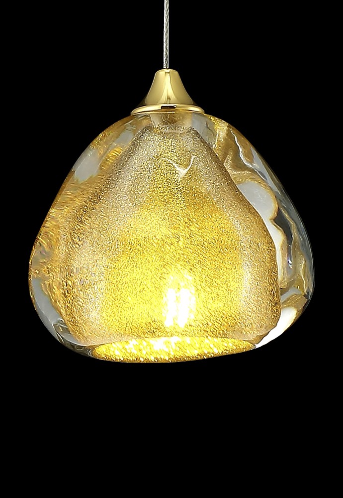 Светильник подвесной Crystal Lux VERANO SP1 GOLD 3710/201