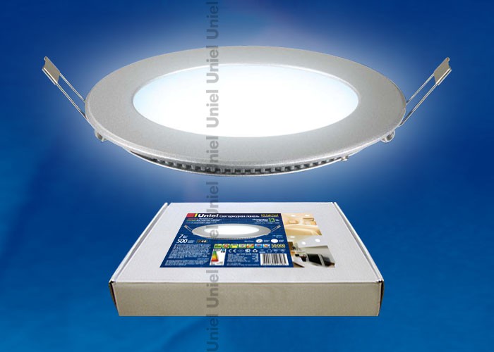 Светодиодный светильник Uniel ULP-R150-07/DW Silver (цвет свечения дневной белый)