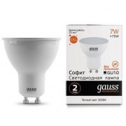 Лампа Gauss LED Elementary MR16 13617 7W GU10 3000K