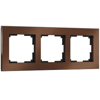 Werkel Aluminium Рамка 3 поста Коричневый алюминий WL11-Frame-03