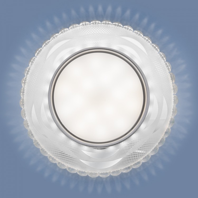 Светильник встраиваемый Elektrostandard 3036 GX53 SL/WH зеркальный/белый