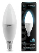 Лампа Gauss LED Candle 6,5W 103101207 4100K E14 cвеча