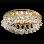 Светильник встраиваемый Linvel V 614 MR16 G/Clear золото/прозрачный