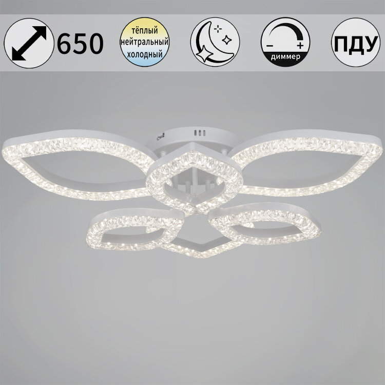 Люстра  SNEHA  28120-0.3-3+3C WH