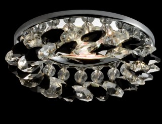 Светильник встраиваемый Linvel V 615 MR16 CH/Clear-black хром/прозрачный, черный