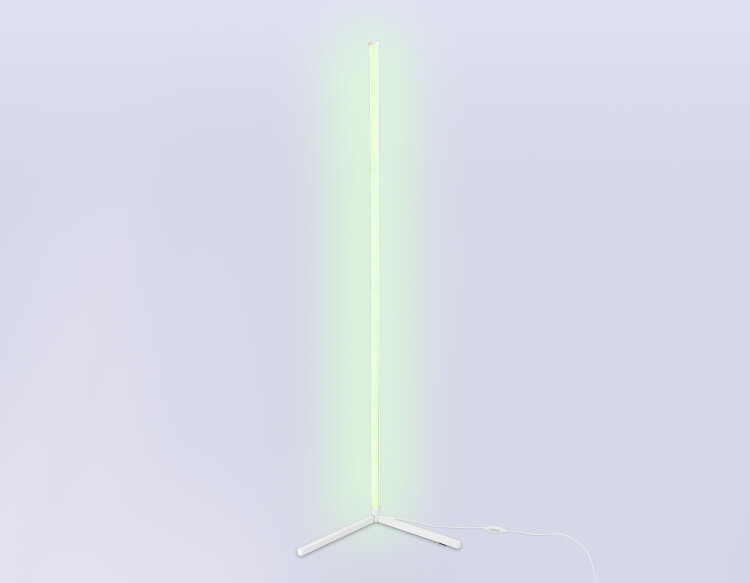 Торшер светод. Ambrella RGB с пультом FL8025 WH бел. LED 20W (ПДУ радио 2.4G)