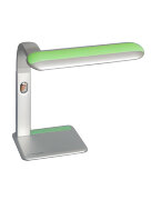 Наст. лампа TL-3218 (SPG, серебро/жемчужно-зеленый, светод. на подставке, гибкая стойка, 8Вт)