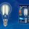 Лампа светодиодная  Uniel LED-G45-13W/3000K/E14/CL  PLS02WH 3000K серия Sky  форма "Шар" (445)