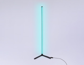 Торшер светод. Ambrella RGB с пультом FL8027 BK черн. LED 20W (ПДУ радио 2.4G)