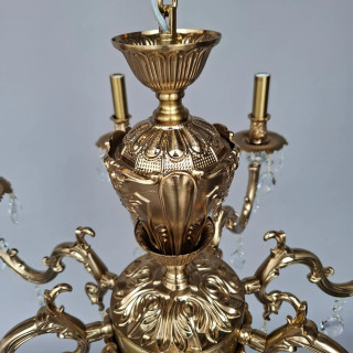 Люстра AURA 42992P/6A E14 BRASS