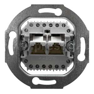 Jung Розетка 2-ая Тлф/комп. RJ11/RJ45 (Германия)