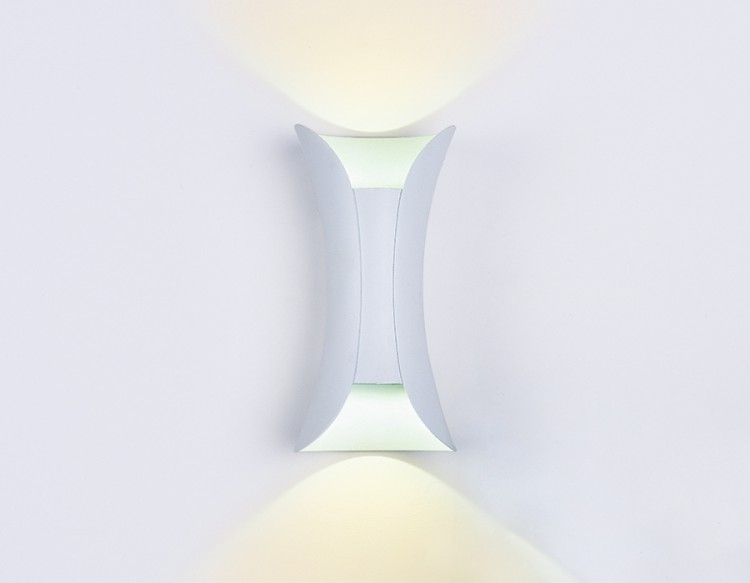 Настенный светодиодный светильник FW192 WH/S бел/песок LED 4200K 10W с высокой степенью влагозащиты