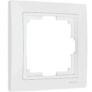 Werkel Basic Рамка 1 пост Белый W0012001 (WL03-Frame-01)
