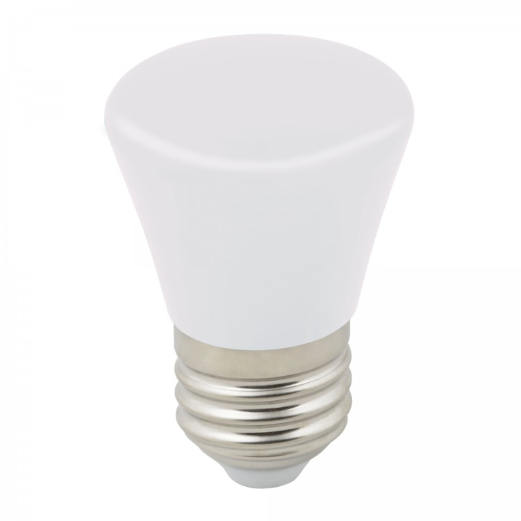 Лампа светодиодная Volpe LED-D45-1W/6000K/E27/FR/C Bell форма "колокольчик"матовая