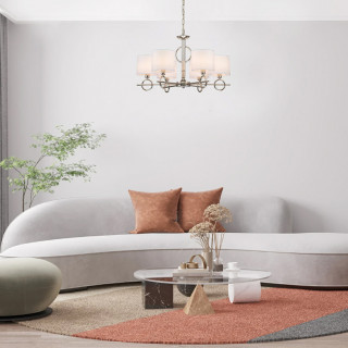 Люстра ESCADA  10167/6PL E14*40W Nickel