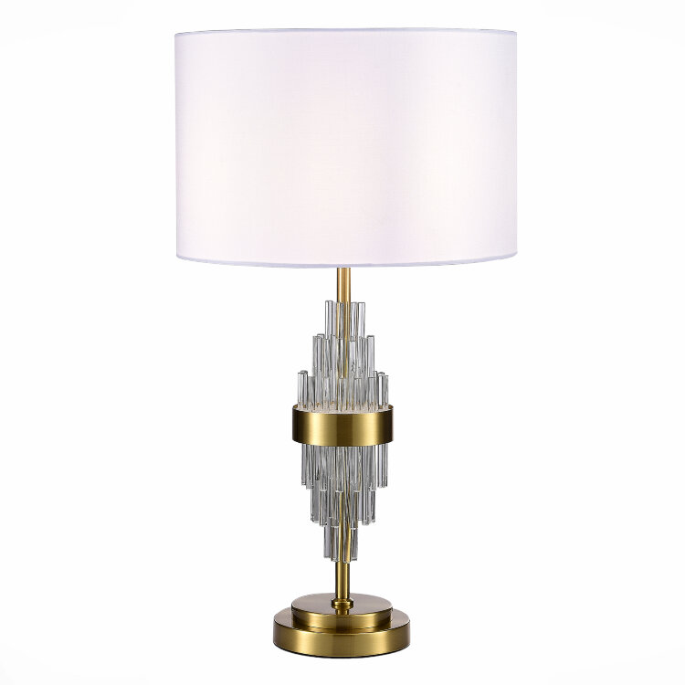 Прикроватная лампа ST-Luce Латунь/Белый E27 1*40W SL1002.304.01