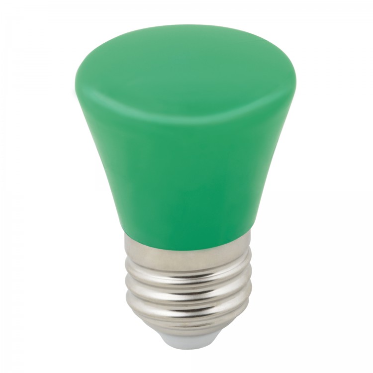Лампа светодиодная Volpe LED-D45-1W/Green/E27/FR/C Bell форма 
