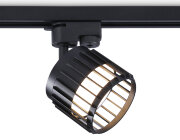 Трековый однофазный светильник Ambrella со сменной лампой GL5349 BK черный GX53