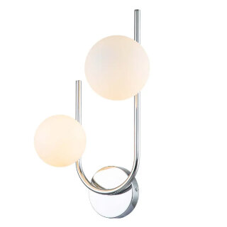 Бра AURA S7708-2W G9 CR+WT