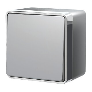 Werkel Gallant Выключатель 1-кл. влагозащищенный  W5010206 серебряный