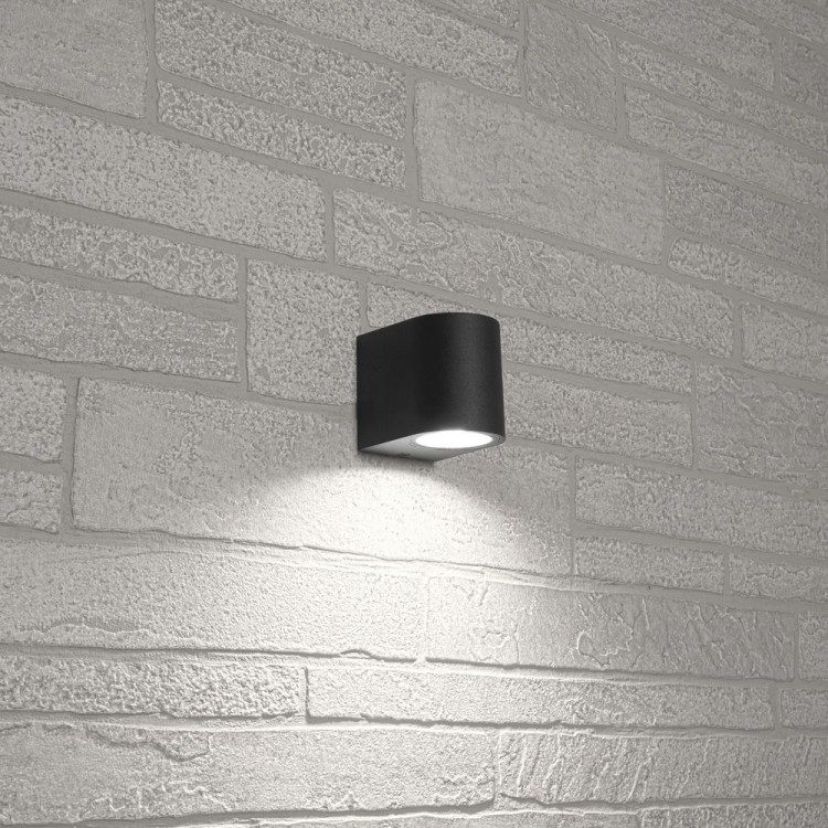 Уличный светильник FERON DH014 черный 35W GU10 230V (на стену)