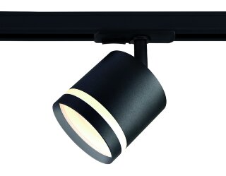 Трековый однофазный светильник Ambrella со сменной лампой GL5372 BK черный GX53 12W