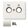 Накл. ABB TV-R роз. OLAS белый жасмин 8450 BL