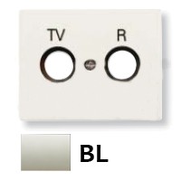 Накл. ABB TV-R роз. OLAS белый жасмин 8450 BL
