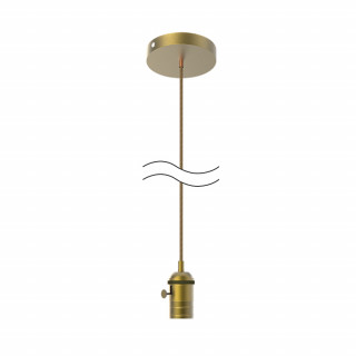 Светильник подвесной Gauss Decor PL042 бронзовый E27, 1 м,
