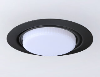 Светильник встраиваемый Ambrella G10123 BK черный GX53 max 12W D120*48