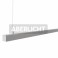 Светодиодный светильник ABERLICHT LINE INI - 27/90 2000 NW 2000x35x35 46W 2300Лм серебро