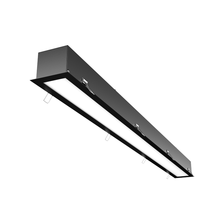 Встраиваемый светильник Geniled Trade Linear  Standart 980*65*60 40Вт 3000К Опал Deep черный