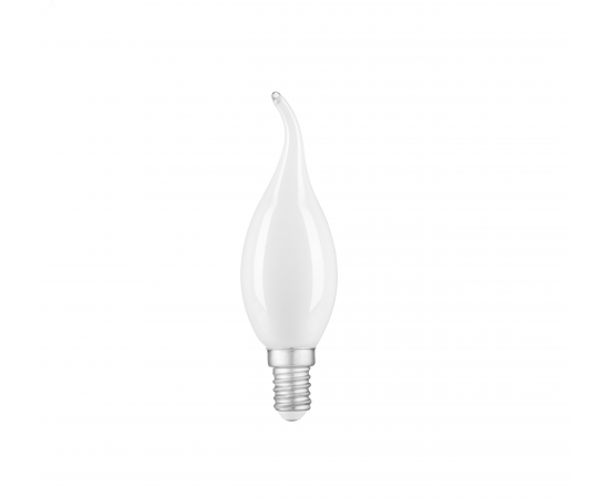 Лампа Gauss LED Filament 9W 104201109 3000K E14 свеча на ветру milky