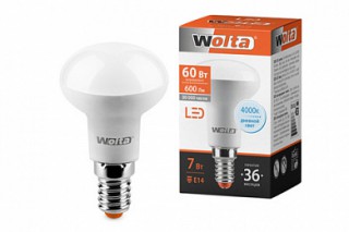 Лампа WOLTA Led 25S50R 7W E14 4000K R50 (183) (Уценка)