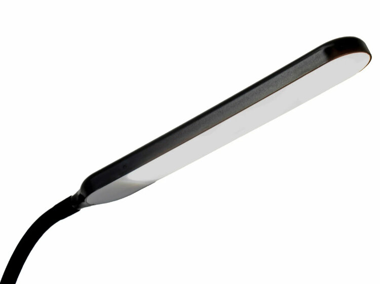 Наст. лампа UL616 (черный, 12 Вт, LED цветов. темпер. 3000-4200-6500К сенсорный с диммир.)