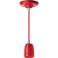 Светильник с проводом 1м Е27 керам. красный 61 531 NIL-SF03