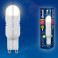 Лампа светодиодная  Uniel LED-JCD-9W/3000K/G9/CL GLZ09TR